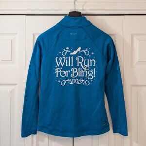 Champion runDisney 2017 Glass Slipper Challenge Full-Zip Blue Jacket - Size M